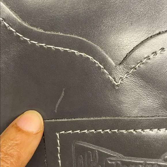 NWOT Dancing Cactus Designs Leather Hair Hide Bag - Picture 10 of 16